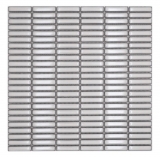 Mosaïque en céramique Baguettes rétro des années 50 à 60 Plaquette blanc ancien brillant MOS24-BM3