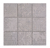 Céramique Carreau de mosaïque Grès cérame gris clair anthracite à motifs MOS23-G7