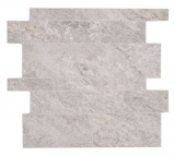 Tapis mosaïque autocollant vinyle aspect pierre beige gris Rectangulaire MOS200-SP01