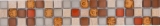 Pierre naturelle Bordure Plinthe décorative Verre Bordure mosaïque Plinthe décorative - MOS92-BO1109