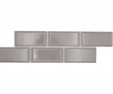 Mosaïque Bordures Metro gris pierre uni MOS26BORM-0202