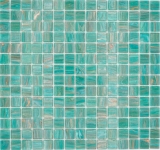 Mosaïque de verre Carreau de mosaïque Vert Turquoise Cuivre changeant MOS230-G65