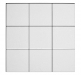 Mosaïque Carreaux autocollants blanc mat aspect blanc Carreaux mosaïque mur cuisine carreaux salle de bain MOS200-W01_f