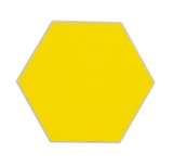 Mosaïque Carreaux autocollants jaune mat aspect hexagonal Carreaux de cuisine Carrelage salle de bain MOS200-S07_f