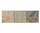 Bordure Borde Mosaïque mix beige/brun/vert mat aspect moquette carreau de mosaïque mur cuisine carrelage salle de bain mur douche MOS23BOR-95CB_f