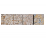 Bordure Borde Mosaïque mix léger multicolore mat aspect moquette carreau de mosaïque mur cuisine carrelage salle de bain mur douche MOS16BOR-71CS_f