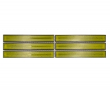 Bordure Borde Mosaïque vert clair brillant aspect baguettes Carreau de cuisine Miroir de salle de bain Mur de douche MOS24BOR-CS16_f