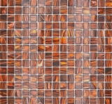 Mosaïque de verre Carreau de mosaïque or cuivre changeant brillant aspect piscine Carreau de mosaïque mur cuisine miroir salle de bain mur douche MOS230-G36_f