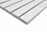 Motif main Mosaïque céramique bâtonnets Modern Art blanc brillant MOS24-S10_m