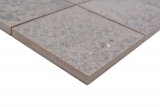 Échantillon manuel Céramique Carreau de mosaïque Grès cérame gris clair anthracite à motifs MOS23-G7_m
