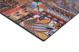 Motif à main Tapis de mosaïque autocollant Métal Rétro Mandala Tapis de motif Afrikaans Ornament MOS200-U01_m