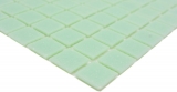 Échantillon manuel Mosaïque de verre Mosaïque de piscine Mosaïque de natation Vert clair Vert pastel Spots MOS200-A21_m