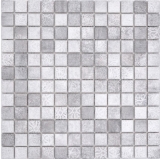 Jasba Ronda Mosaïque Céramique grès cérame ciment mat aspect ciment cuisine salle de bain douche MOSJBR101 1 tapis