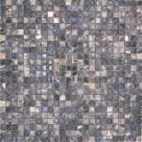 Jasba Agrob Buchtal Fresh Marble & More Mosaïque Céramique Grès illusion foncé brillant Aspect mamelonné Cuisine Salle de bains Douche MOSJBMM28 1 tapis