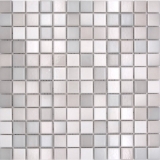 Céramique Carreaux de mosaïque Jasba warm grey mix brillant n.d. mur de cuisine carreau de salle de bain mur de douche / 10 tapis de mosaïque