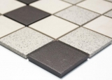 Mosaïque Carreau céramique beige clair gris non émaillé MOS16-2011_m