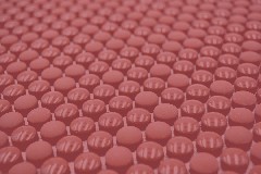 Motif main rond Enamel mix rouge brillant/mat mur carrelage cuisine douche bain MOS140-0911_m