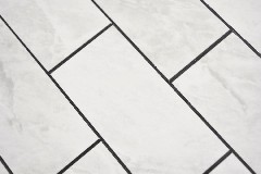 Échantillon manuel Rectangle AC aspect pierre Carrara Subway Level glossy mur carrelage cuisine douche bain MOS200-CLG_m