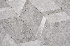 Échantillon manuel Flèche Vinyle aspect pierre Cement light grey/Silver Mur Carrelage MOS200-2CLG_m