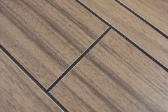 Échantillon manuel composite aluminium aspect bois Wood Dark Level mur carrelage MOS200-52WDL_m
