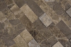 Échantillon manuel composite pierre naturelle Emperador mur carrelage MOS200-M52_m