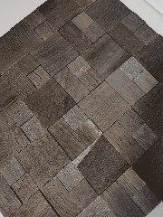 Motif main combinaison Woodland Oak Wood grey blue dark 3D mur carrelage MOS170-11B_m