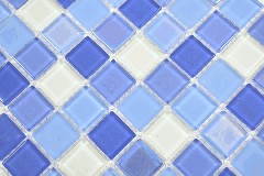 Motif main carré Crystal mix vert clair pastel fluo mur carrelage cuisine douche bain MOS88-1006_m