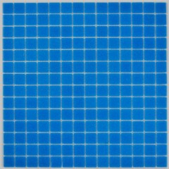 Mosaïque de piscine Mosaïque de verre Bleu cobalt collé sur papier - MOS200-A15-P