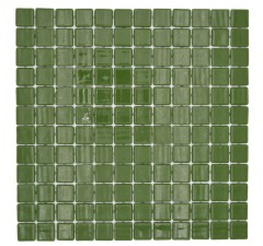 Carreau de mosaïque Mosaïque de piscine Vert Vert olive Vert mousse Douche Mur SPAIN MOS220-25602U