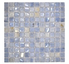 Mosaïque de piscine Mosaïque de piscine Pigeons gris bleu tons beige MOS220-71254U