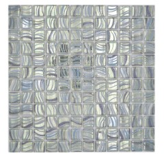 Mosaïque piscine carreau mosaïque vert clair bleu métallique douche mur SPAIN - MOS220-78256U_f
