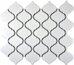 Florentine Rétro Vintage Carreau Mosaïque Céramique blanc mat Carrelage Cuisine Salle de bains Mur - MOS13-11WM