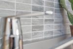 Motif main Mosaïque Céramique Bâtons aspect pierre gris Carrelage mural Carrelage salle de bain MOS24-STSO23_m