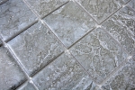 Échantillon manuel Carreau de mosaïque aspect pierre naturelle gris foncé structure Carreau de cuisine MOS16-0208_m