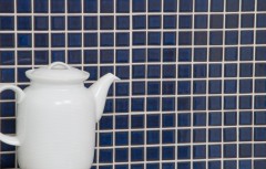 Mosaïque céramique Carreaux de mosaïque BLEU CABALE BLEU FONCÉ brillant Carrelage cuisine salle de bain MOS18-0405