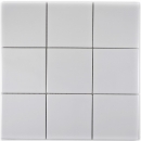 Mosaïque Carreau mural Céramique blanc brillant Carreau de cuisine Carreau de salle de bain Carreau mural WC - MOS23-0101