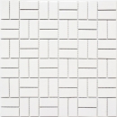 Mosaïque Céramique Moulin à vent blanc brillant Carreau de cuisine Carreau de mur MOS24-CWM7WG_f