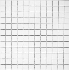 Mosaïque céramique Carreaux de mosaïque BLANC MATTE Dossier de douche Carreaux de salle de bain Dossier de cuisine MOS18D-0111