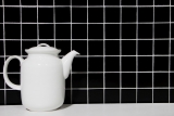 Motif main Mosaïque Céramique baguettes noir mat Carreau WC Carreau salle de bain MOS24B-0311_m