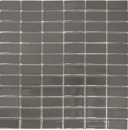Bâtonnets Mosaïque Céramique gris métal anthracite brillant Salle de bain Cuisine MOS24B-0204