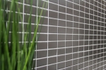 Motif main Carreau de mosaïque Céramique gris métal baguettes métal mat MOS24B-0211_m