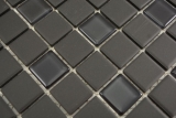 Motif main Mosaïque Carreau céramique brun non émaillé Carreau de mur Carreau de salle de bain MOS18-CU050_m