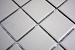 Motif main Mosaïque Carreau céramique gris clair non émaillé Dos de cuisine Protection anti-projections MOS14-1202_m
