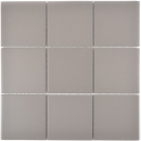 Mosaïque Carreau céramique gris non émaillé Dos de cuisine Protection anti-éclaboussures MOS22-0202_f