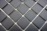 Échantillon manuel Carreau de mosaïque Céramique graphite noir non émaillé Carreau de sol pour receveur de douche MOS18B-0311-R10_m