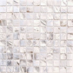 Mosaïque de nacre Mosaïque de coquillages blanc beige Paroi de douche MOS150-SM2525