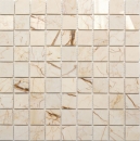 Mosaïque Marbre Pierre naturelle or cream structure polie MOS42-32-2807_f