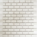Carreaux de mosaïque Quartz Composite Pierre artificielle Brick Artifical blanc MOS46-0104
