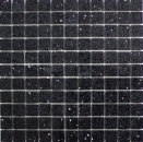 Carreaux de mosaïque Quartz Composite Pierre artificielle Artificial noir MOS46-ASM22