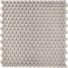 Mosaïque de verre Revêtement mural durable Carrelage recyclé Hexagon Enamel beige cream mat MOS140-HX13C